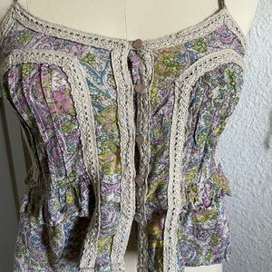 Billabong womens boho top size M